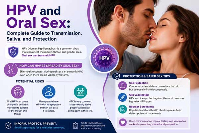 Can HPV be spread by oral sex, HPV transmission through oral sex, oral sex after HPV diagnosis, Can HPV be transmitted through oral sex, Can condoms prevent oral HPV, Can I have oral sex, Can I give oral sex, oral HPV infection, HPV and oral cancer risk, HPV saliva transmission