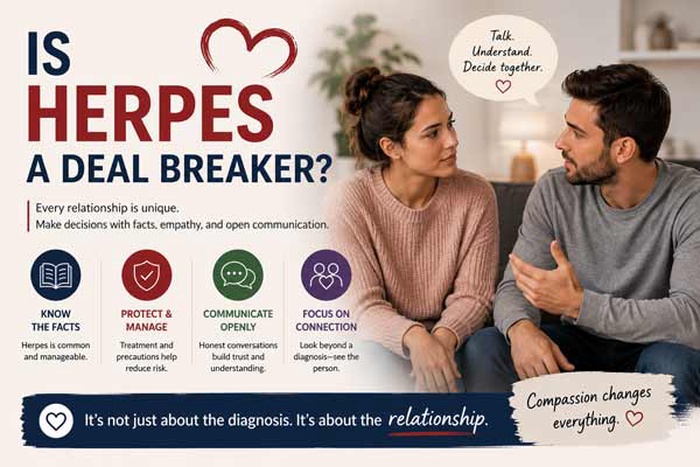 Should herpes be a deal breaker? Is herpes a dealbreaker? Should herpes be a deal breaker?
