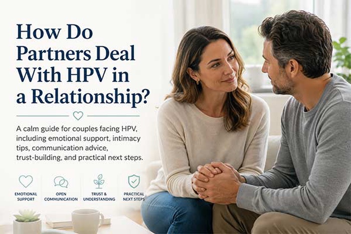 how can couples support each other after an HPV diagnosis, how does HPV change a relationship,
