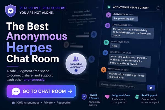The Best Anonymous Herpes Chat Room