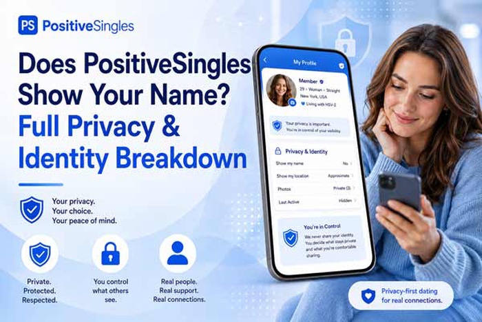 does PositiveSingles show your name, Does PositiveSingles display your full name, Can people see your name on PositiveSingles, PositiveSingles username vs real name, PositiveSingles privacy settings, is PositiveSingles anonymous