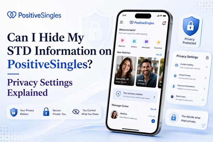 Can I hide my STD information on PositiveSingles, hide STD information PositiveSingles, PositiveSingles privacy settings, can people see my STD on PositiveSingles, PositiveSingles profile privacy, PositiveSingles confidential dating, anonymous dating on PositiveSingles, PositiveSingles STD privacy, hide herpes status on PositiveSingles, PositiveSingles private profile, PositiveSingles identity protection, STD dating privacy, confidential STD dating site
