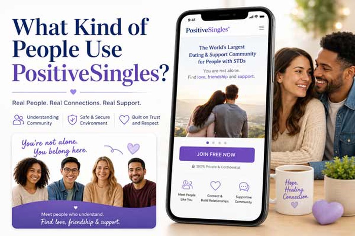 what kind of people use PositiveSingles, who uses PositiveSingles, who is on PositiveSingles, what kind of people are on PositiveSingles, what kind of people join PositiveSingles,