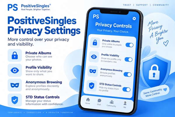 PositiveSingles app Privacy