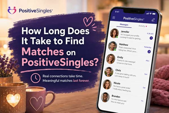 how long does it take to get matches on PositiveSingles, how quickly can you find matches on PositiveSingles, how fast can you get matches on PositiveSingles, how long after signing up for PositiveSingles will I get matches,