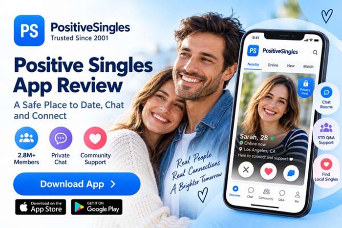 positive singles app review, PositiveSingles app review, Positive Singles dating app, herpes dating app, STD dating app, PositiveSingles cost, PositiveSingles privacy
