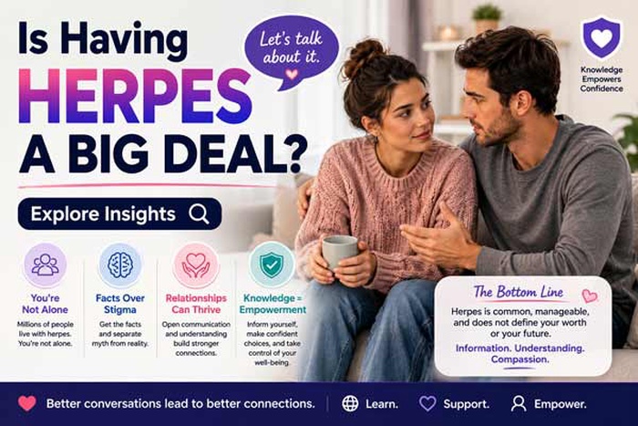 is having herpes a big deal? Should I be worried if I have herpes?