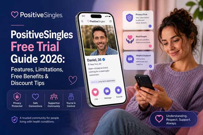 does PositiveSingles offer a free trial, how to get a PositiveSingles free trial, PositiveSingles free membership, PositiveSingles Premium free trial, PositiveSingles discount code, PositiveSingles referral code, PositiveSingles free features