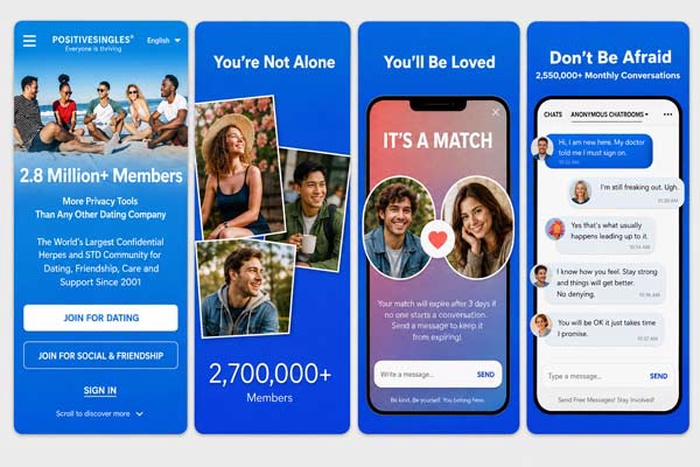 biggest hpv dating site, positivesingles