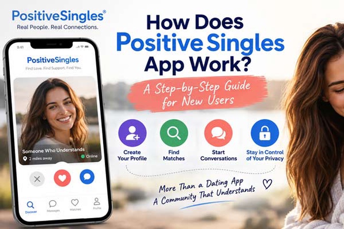 how does Positive Singles app work, how does PositiveSingles app work, how to use PositiveSingles app, PositiveSingles app guide