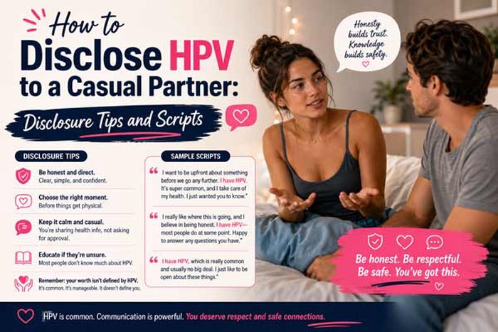 hpv hookup disclosure, hpv disclosure casual sex, hpv disclosure one night stand, telling a hookup about hpv, hpv and casual dating, how to disclose hpv to a hookup, Should I disclose HPV before a one-night stand, How do I bring up HPV before a hookup, Can I have casual sex without disclosing HPV,