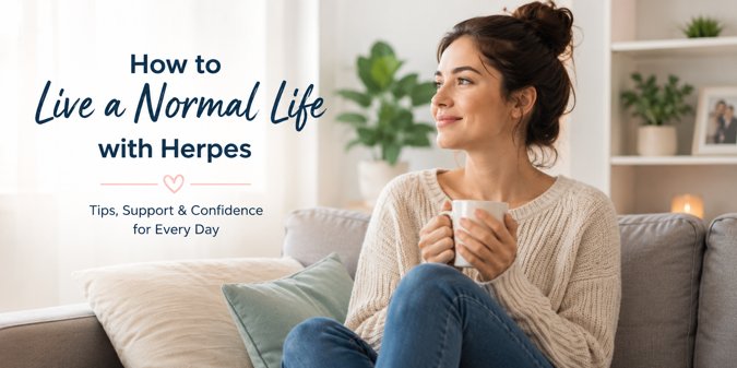 live a normal life with herpes