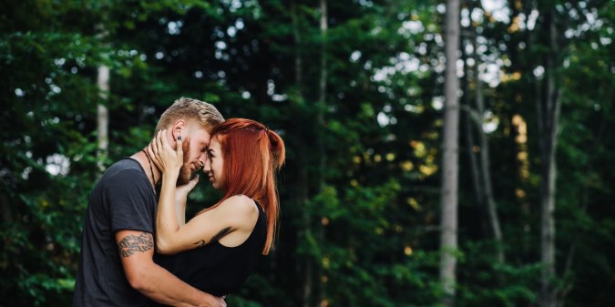 couple hugging