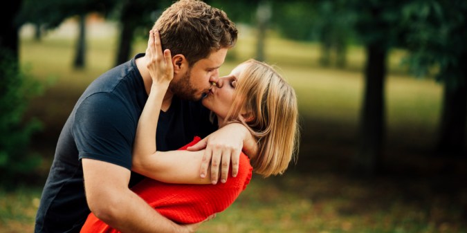 beautiful woman and her partner
