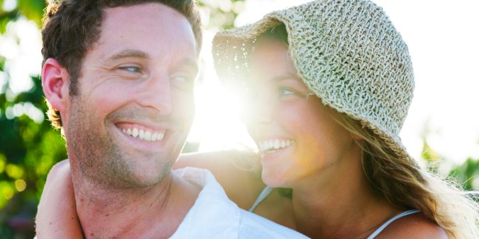sweet couple in love
