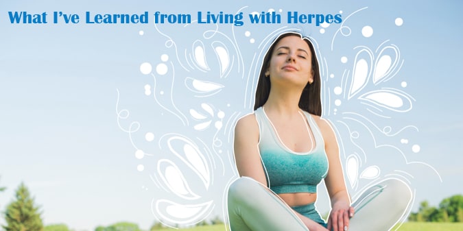 living with herpes