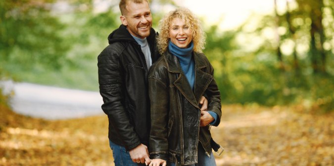 couple in the park