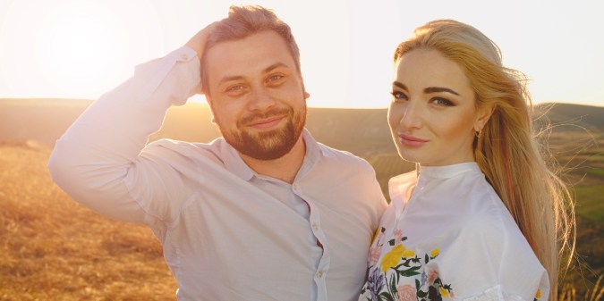hot happy couple