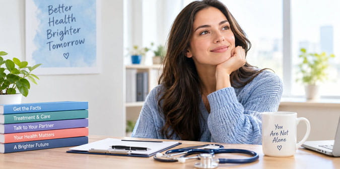 what to do after testing positive for an STD